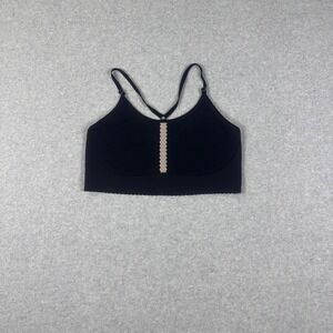 Nike Black Sports Bra with Tan Accent